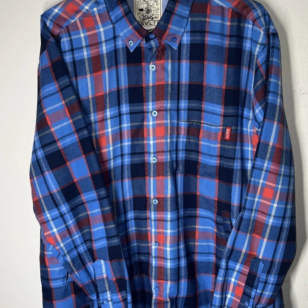 RSVLTS the Minnesotan dare mighty things  Casual Button Down flannel Shirt